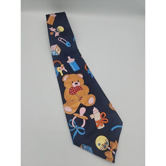 STUDIO 880 Navy Blue New Daddy Tie - Picture 1 of 2